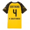 Damen Fußballbekleidung Borussia Dortmund Nico Schlotterbeck #4 Heimtrikot 2025-26 Kurzarm